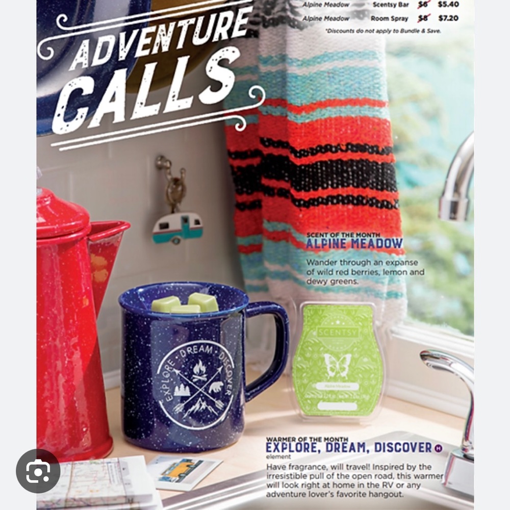 Scentsy Explore. Dream. Discover. Wax warmer